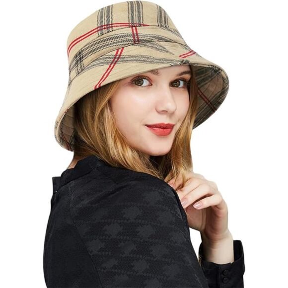 DOCILA Bucket Hats for Women Trendy Print Reversible Bucket Hat Packable All - Picture 2 of 6